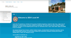 Desktop Screenshot of ibewlocal84.org